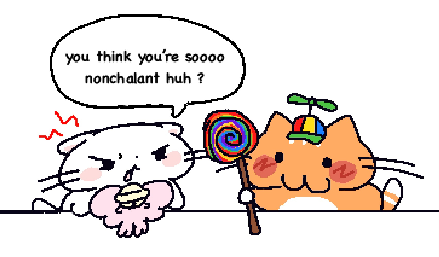 fwingus sometimes gets a little irritated w jorge simply because he is too carefree and chill like that !