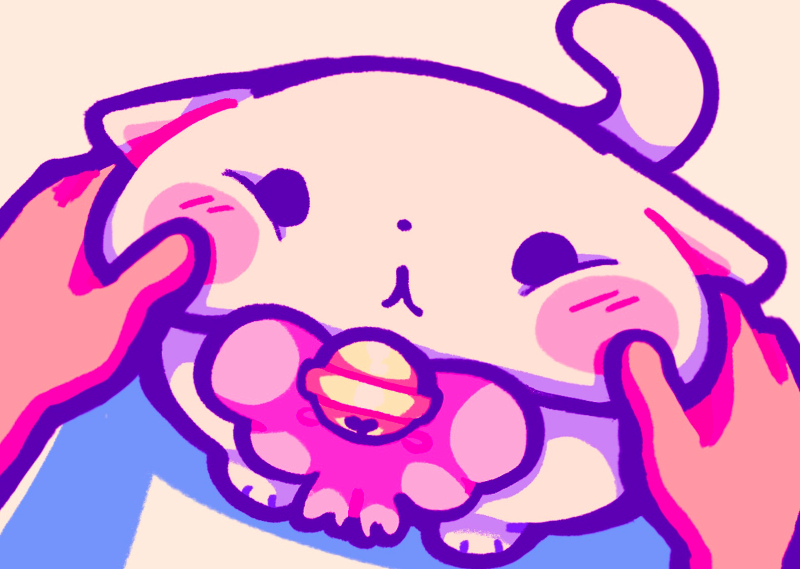 fwingus what r u hiding in those cheeks buddy