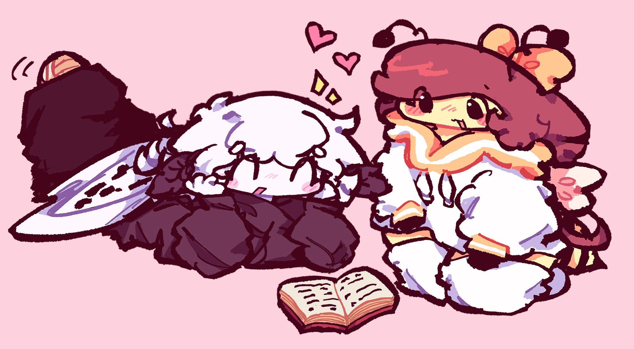 wonder what they r reading... not even i know.....