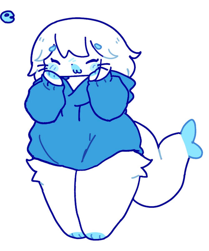 my seal gurly Maisie !!!! finally drew her after so long gonna b fixating on her again : 3