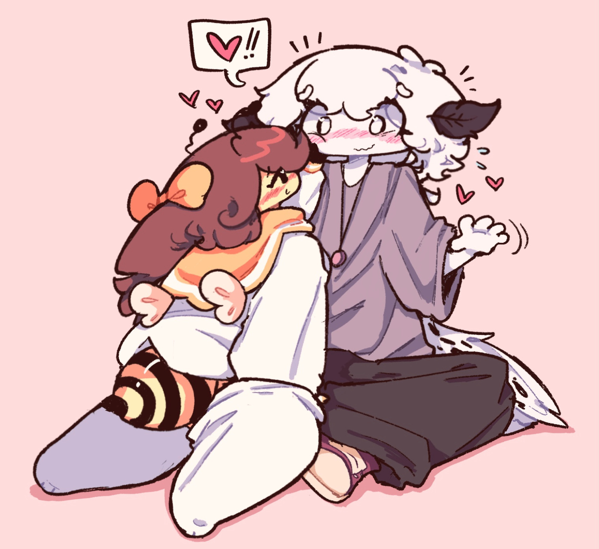 finally drew maple n lilac together after so long ;__; YURIIIIII