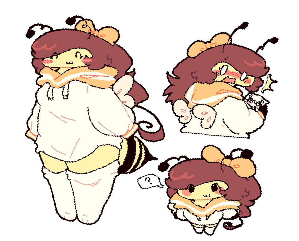 silly doodles of my bee gurly Maple !!