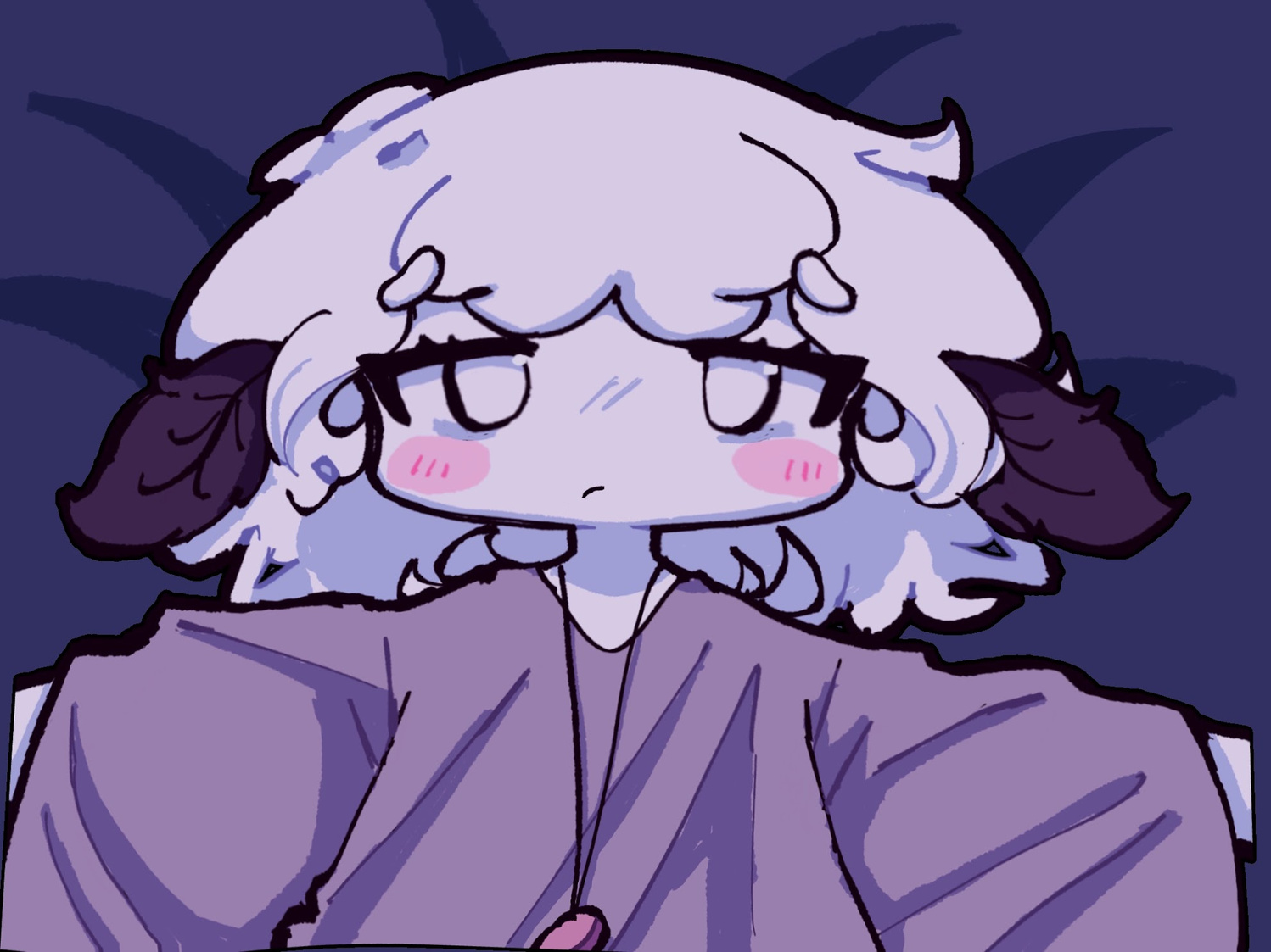lilac is so me fr cause i also lay in bed tired reminiscing about life 💯💯