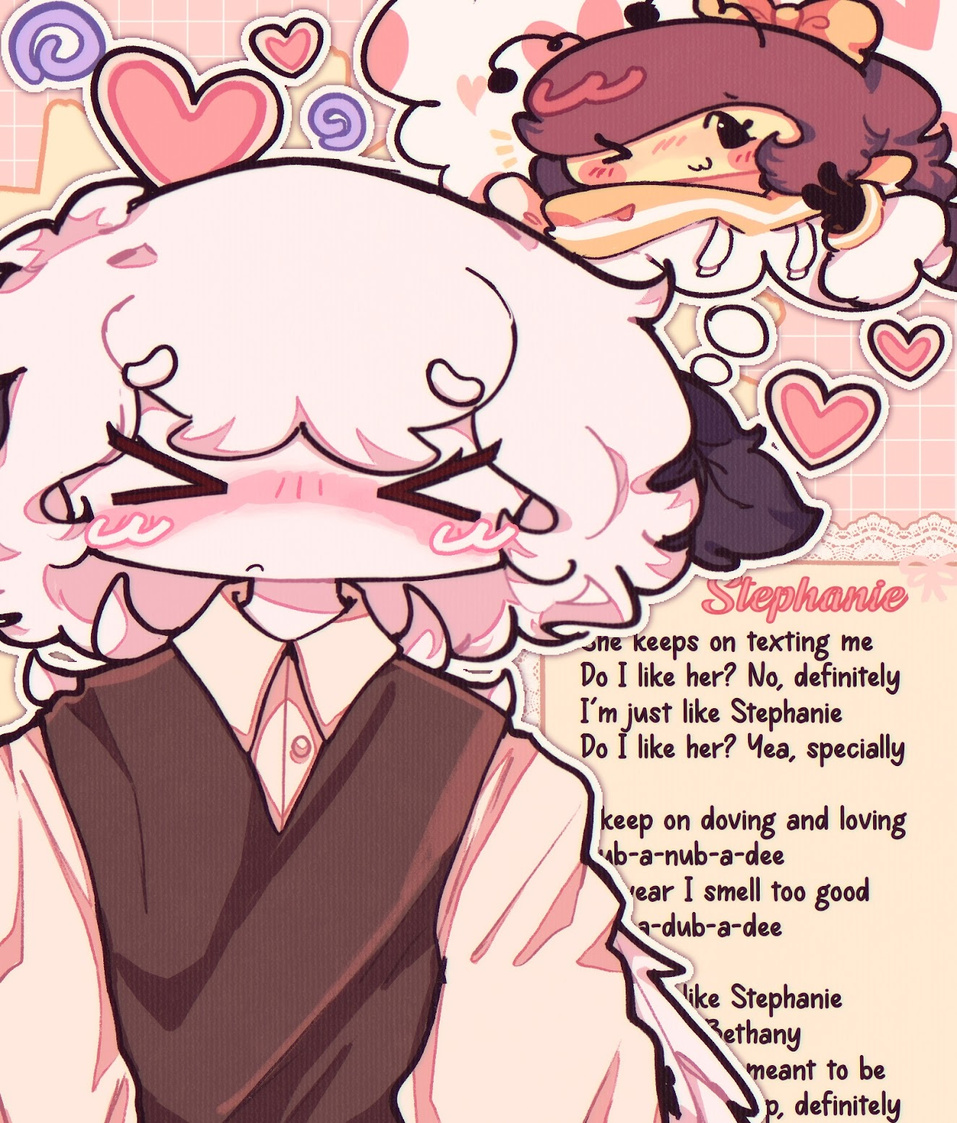 she keeps on texting me. do i like her ? no definitely ^__^