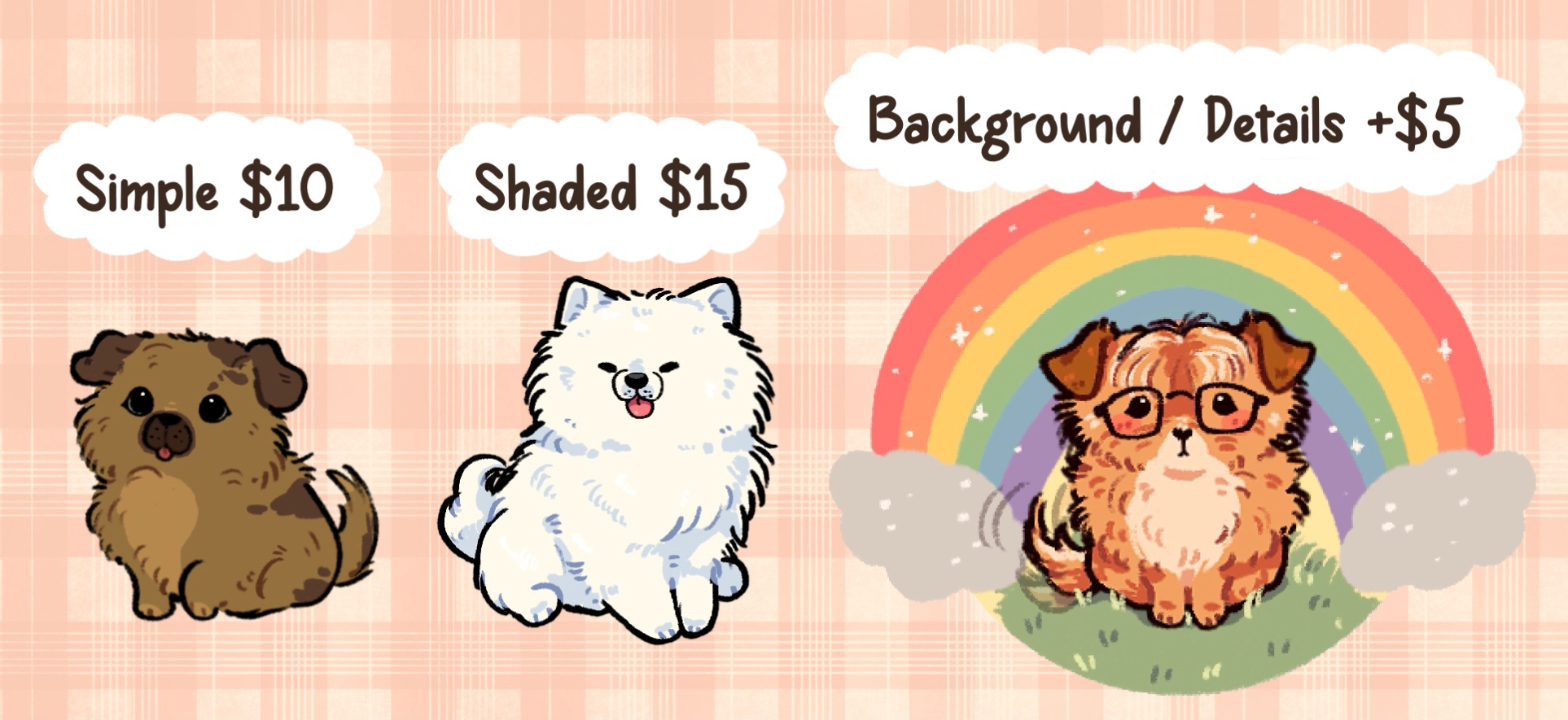 doggy commission sheet to go with my cat commission sheet !