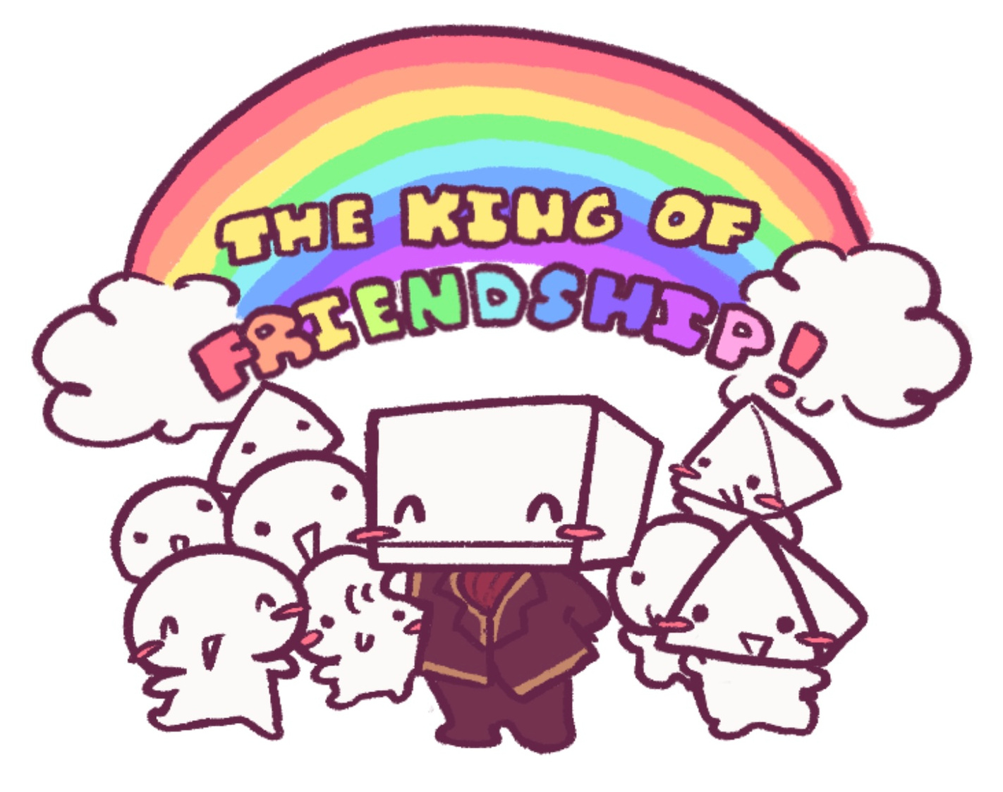 hatty, king of friendship, captain of the S.S. Friend Ship ! 🌈