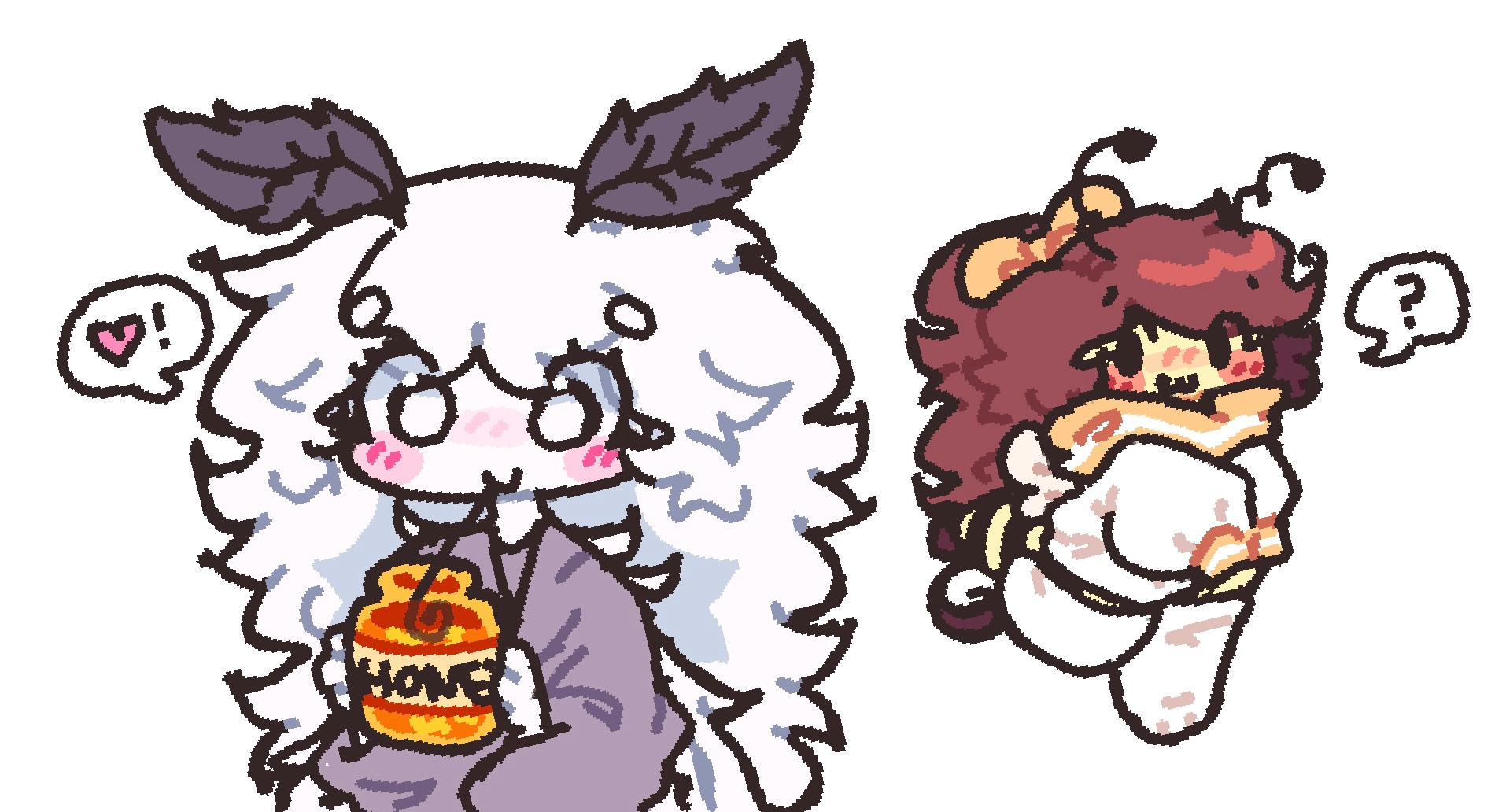 maple hopes that lilac enjoys it (she does indeed)