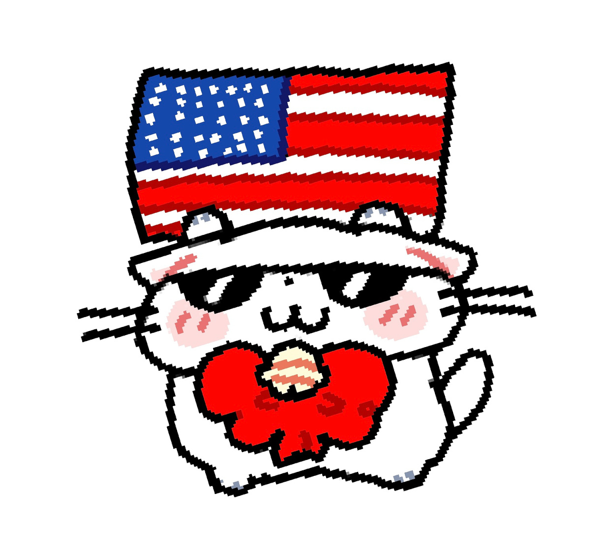 was too scared to have this up on twitter 😭😭fwingus murica