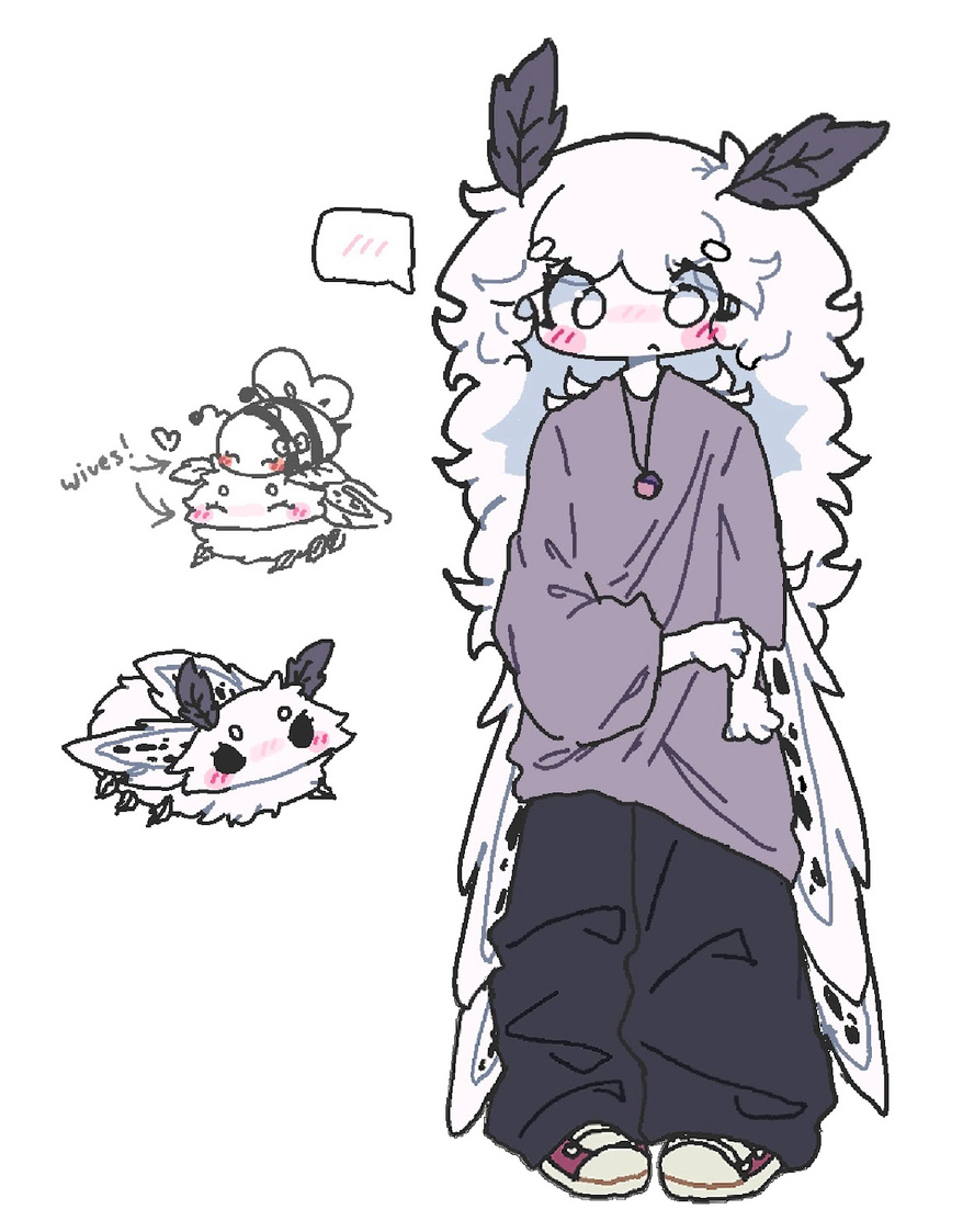 as for lilac her antennae are now positioned upwards !