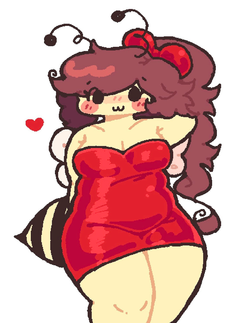 sweet red dress i think she looks gorgose