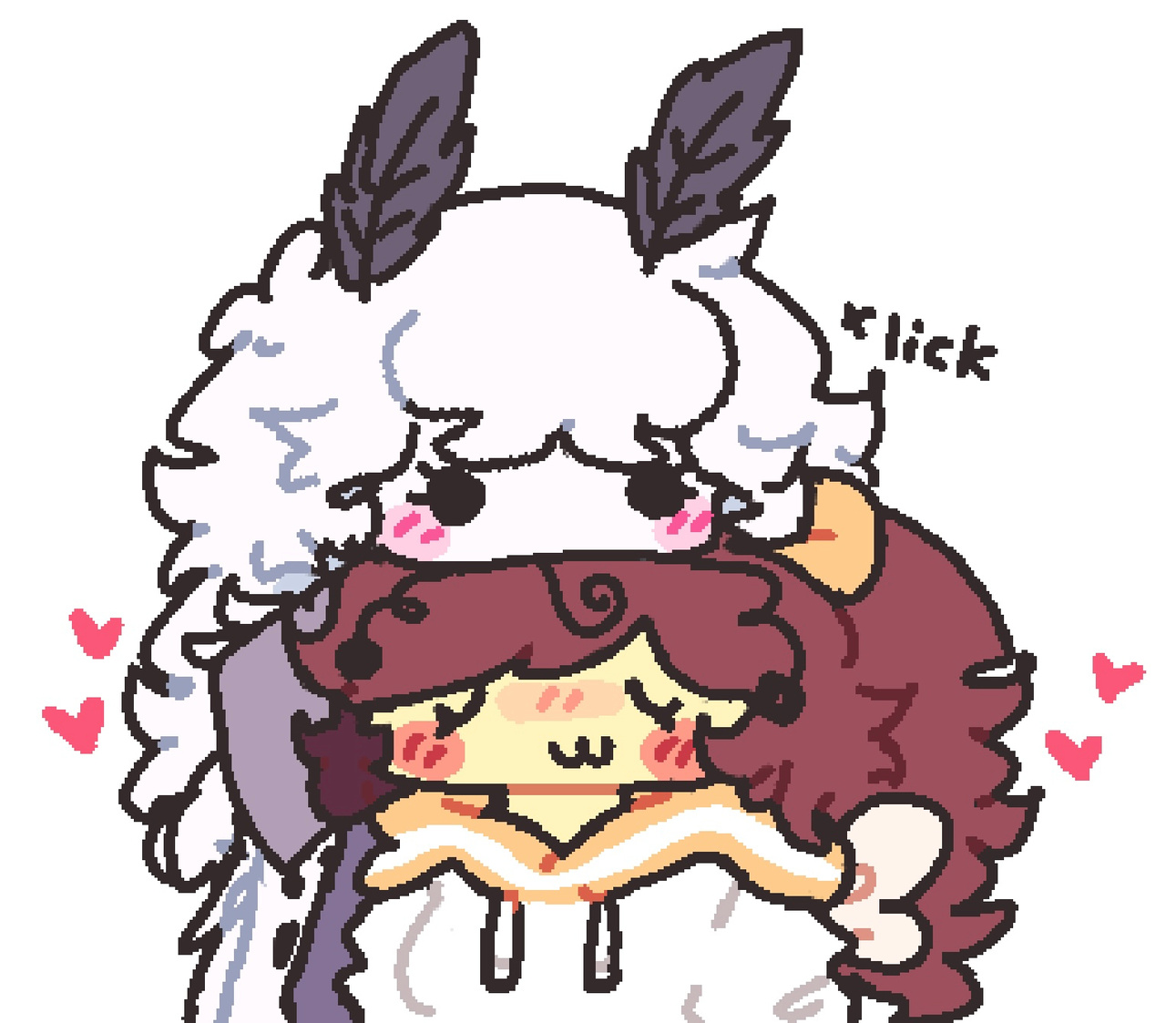 lilac now has a straw tongue like an actual moth πππ