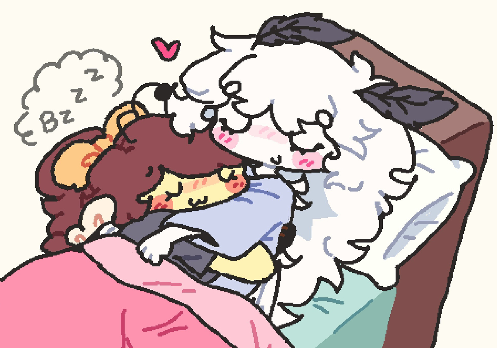 please be aware that they are sleeping !